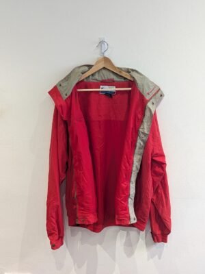 Vintage 90s Champion Windbreaker Jacket Red Coat | Size Large | Champion Jacket