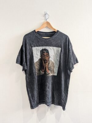 Vintage Poetic Justice 2Pac Tupac Black T Shirt Size Extra Large
