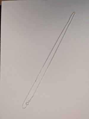 925 Sterling Solid Silver 20-inch Curb Link Chain 51cm | Slight Kinks In Chain