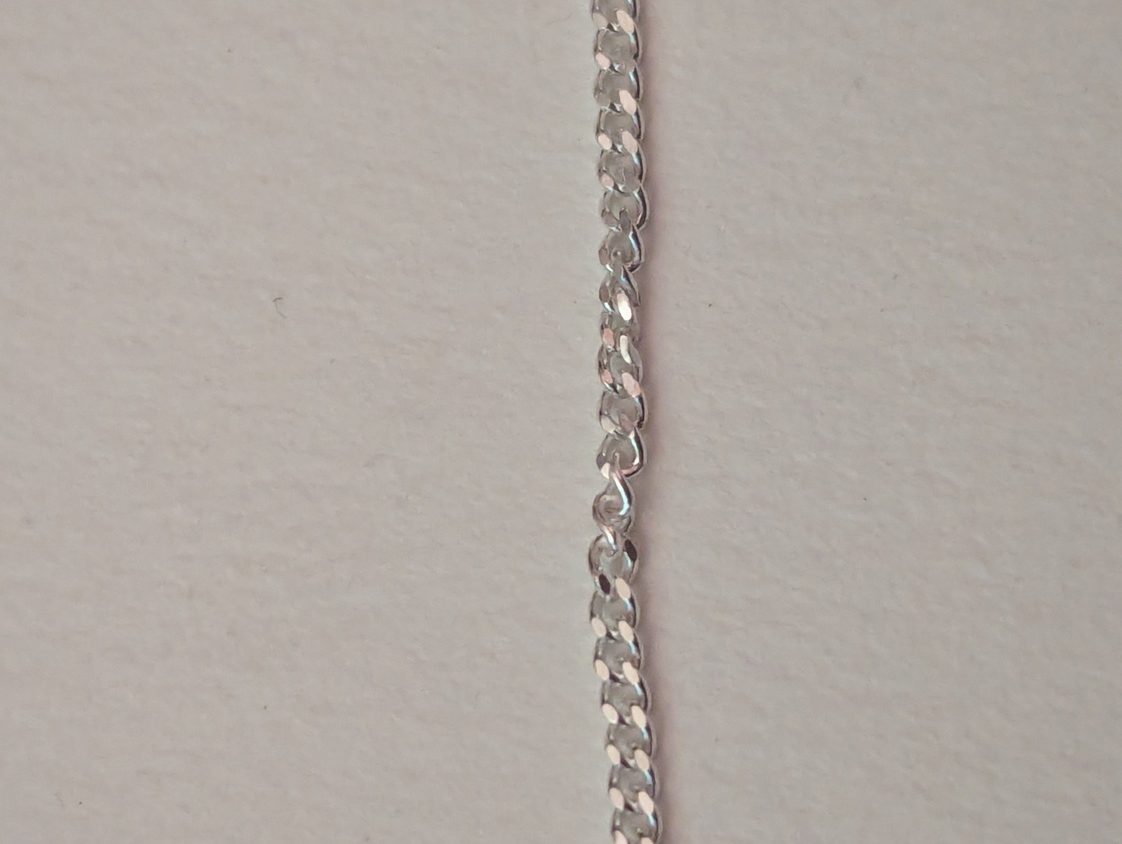 925 Sterling Solid Silver 20-inch Curb Link Chain 51cm | Slight Kinks In Chain - Image 6