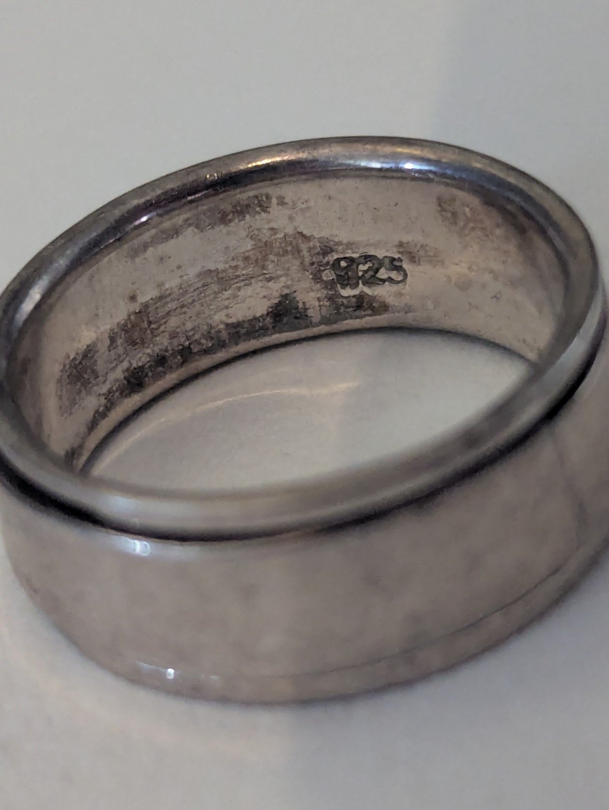 Vintage Sterling Silver Spinner Ring | Size Q 1/2 - Image 3