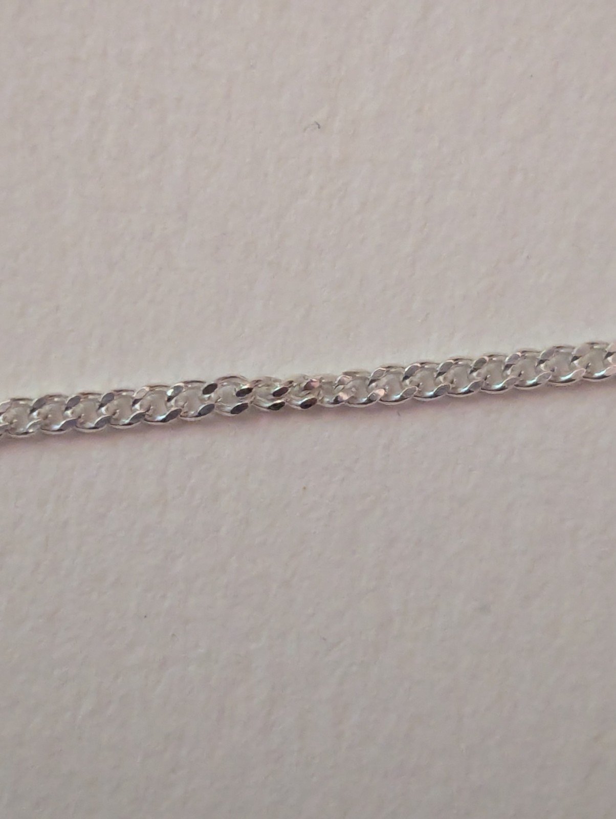 925 Sterling Solid Silver 20-inch Curb Link Chain 51cm | Slight Kinks In Chain - Image 8