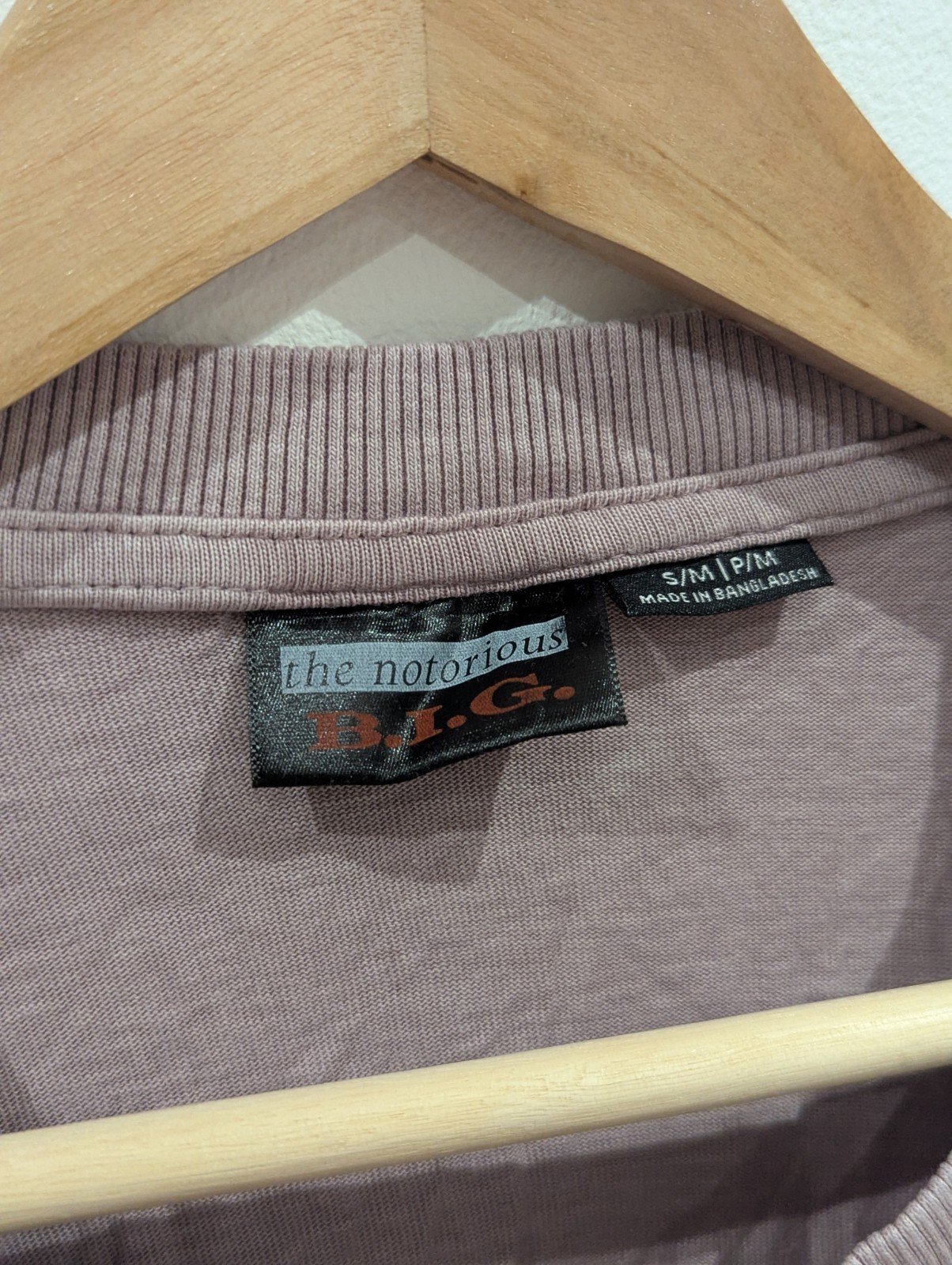 Vintage Style The Notorious B.I.G Biggie Purple T Shirt Size Medium - Image 3