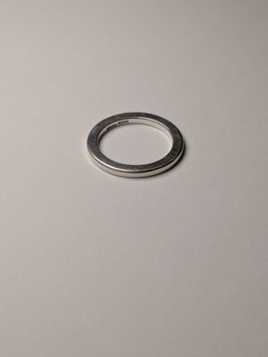 Vintage Sterling Silver Simple Band Ring | Size O 1/2 | 925 Silver