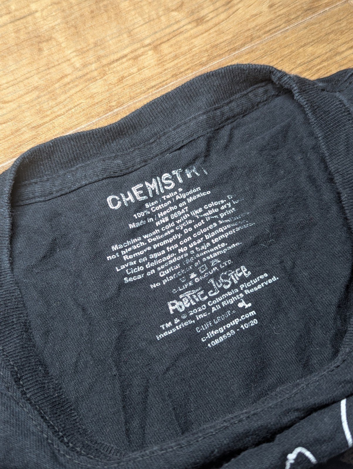 Vintage Style Poetic Justic You Are Kinda Fly Though Black T Shirt Size Small - Image 5