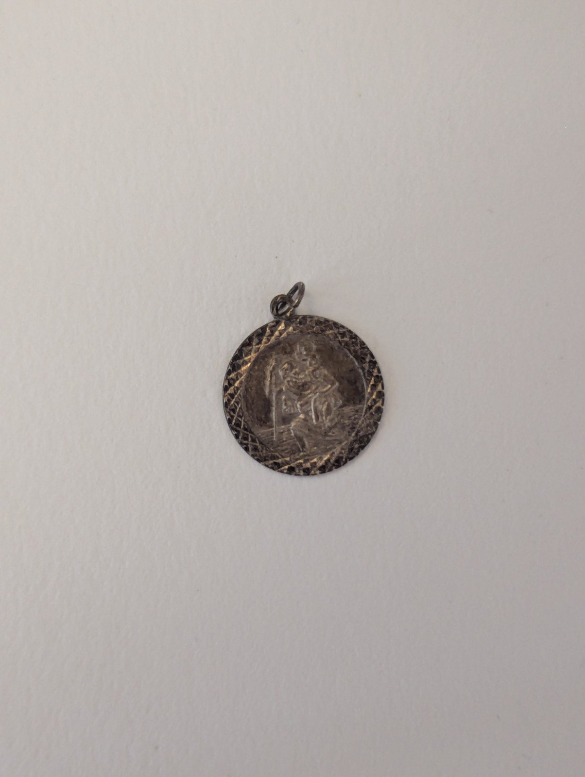 Vintage Sterling Silver St Christopher Pendant | 925 Silver - Image 2
