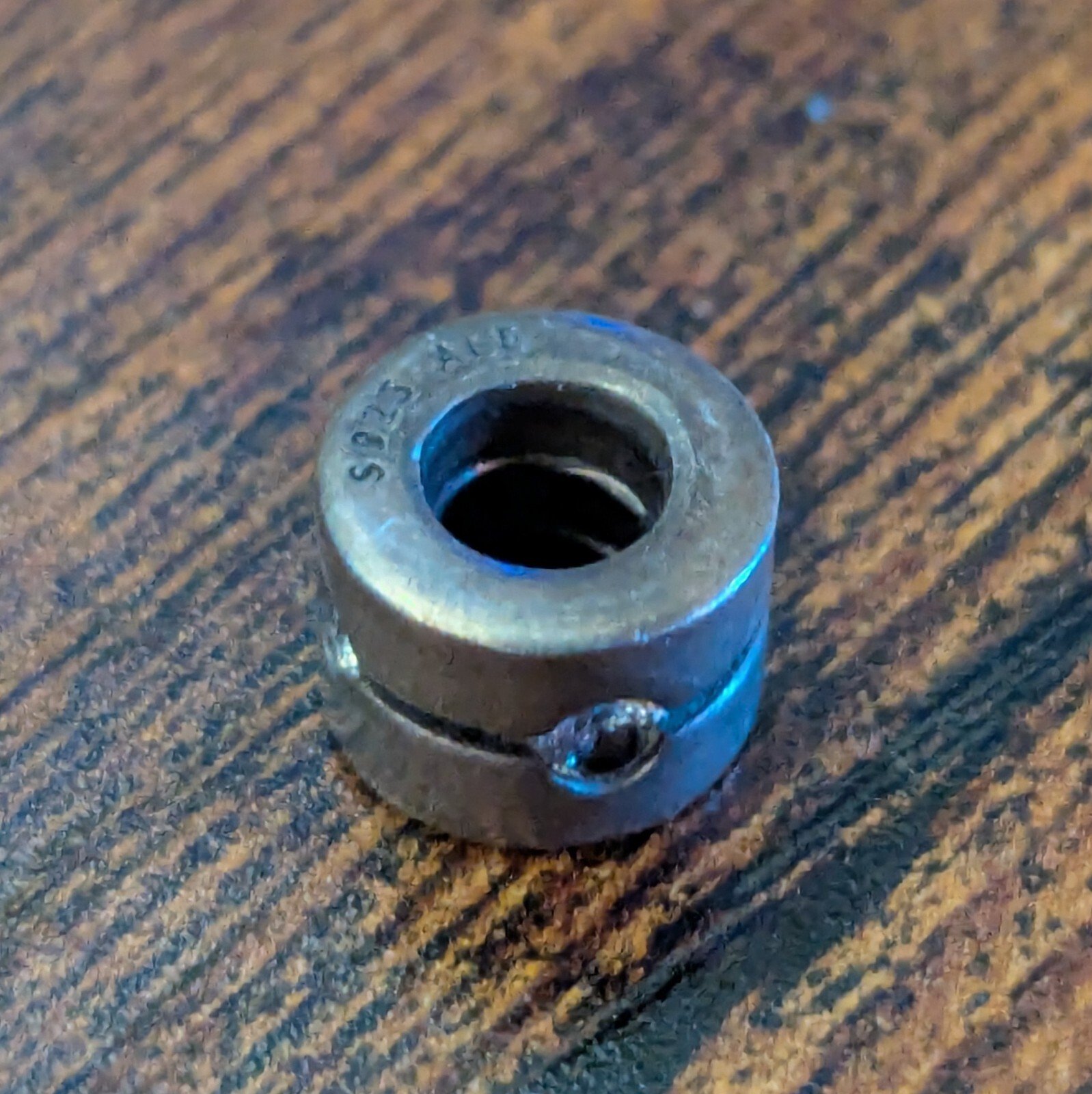 Pandora Sterling Silver with Clear CZ Barrel Collar Charm - Image 3