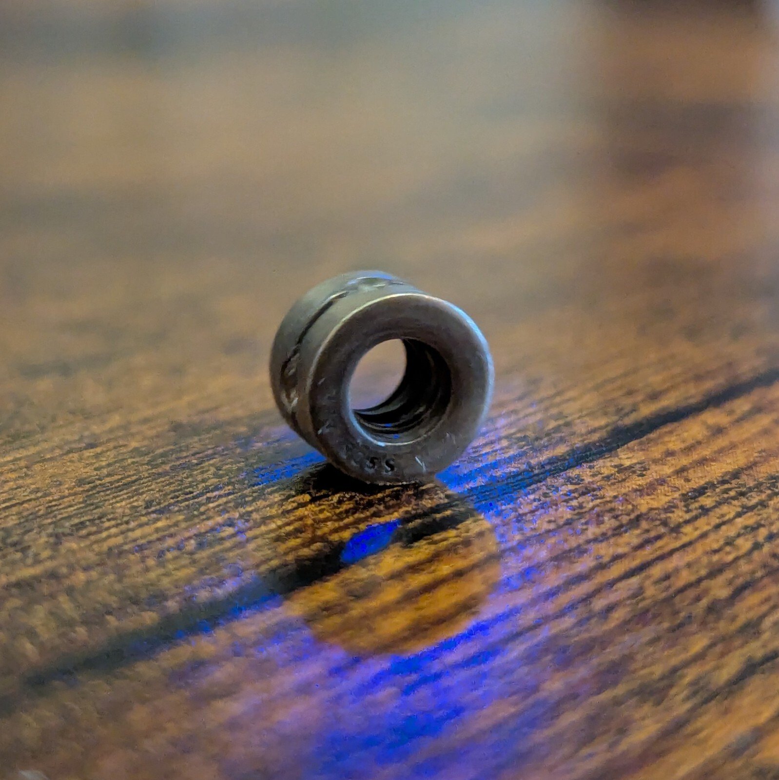 Pandora Sterling Silver with Clear CZ Barrel Collar Charm - Image 4