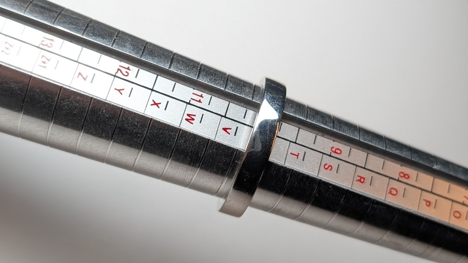 Vintage Sterling Silver DQCZ Row Ring | Size U | 925 Silver - Image 8