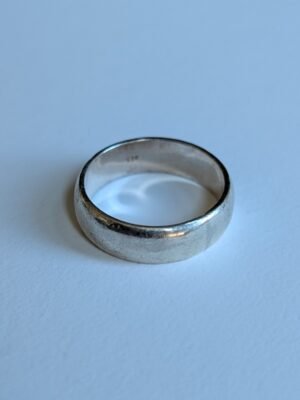 Vintage Sterling Silver Band Ring | Size N 1/2 | 925 Silver