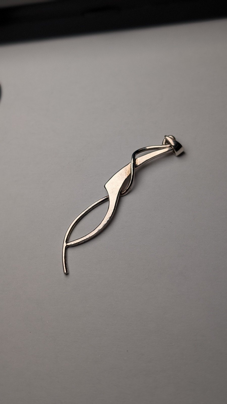 Sterling Silver Vintage Kit Heath Knott Pendant | 925 Silver