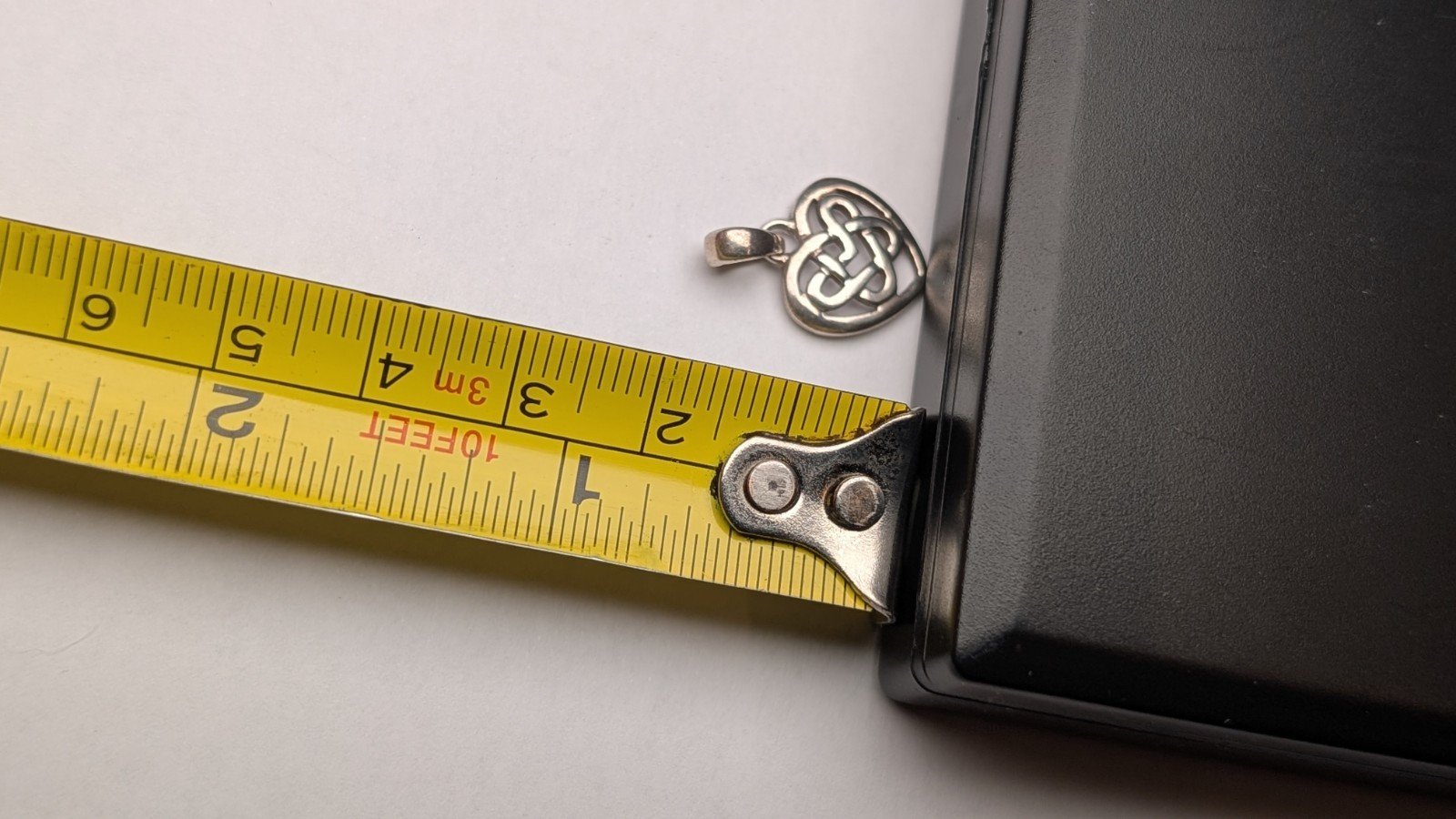 Vintage Sterling Silver Celtic Knott Heart Pendant | 925 Silver - Image 3