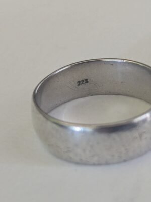 Vintage Sterling Silver Ring Band | Size S 1/2