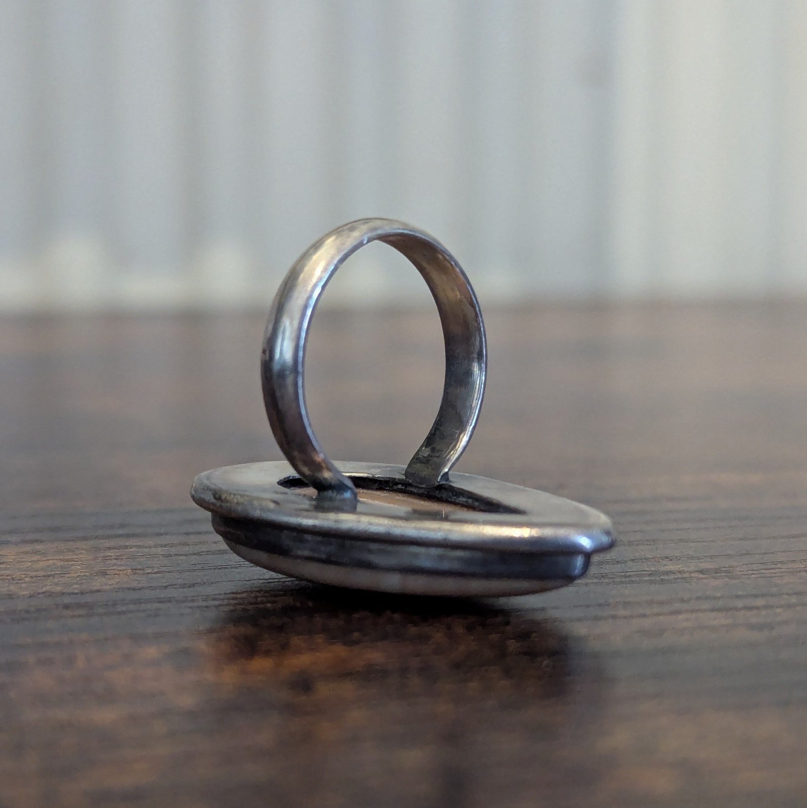 Vintage Gemstone Teardrop Ring | Size O - Image 4