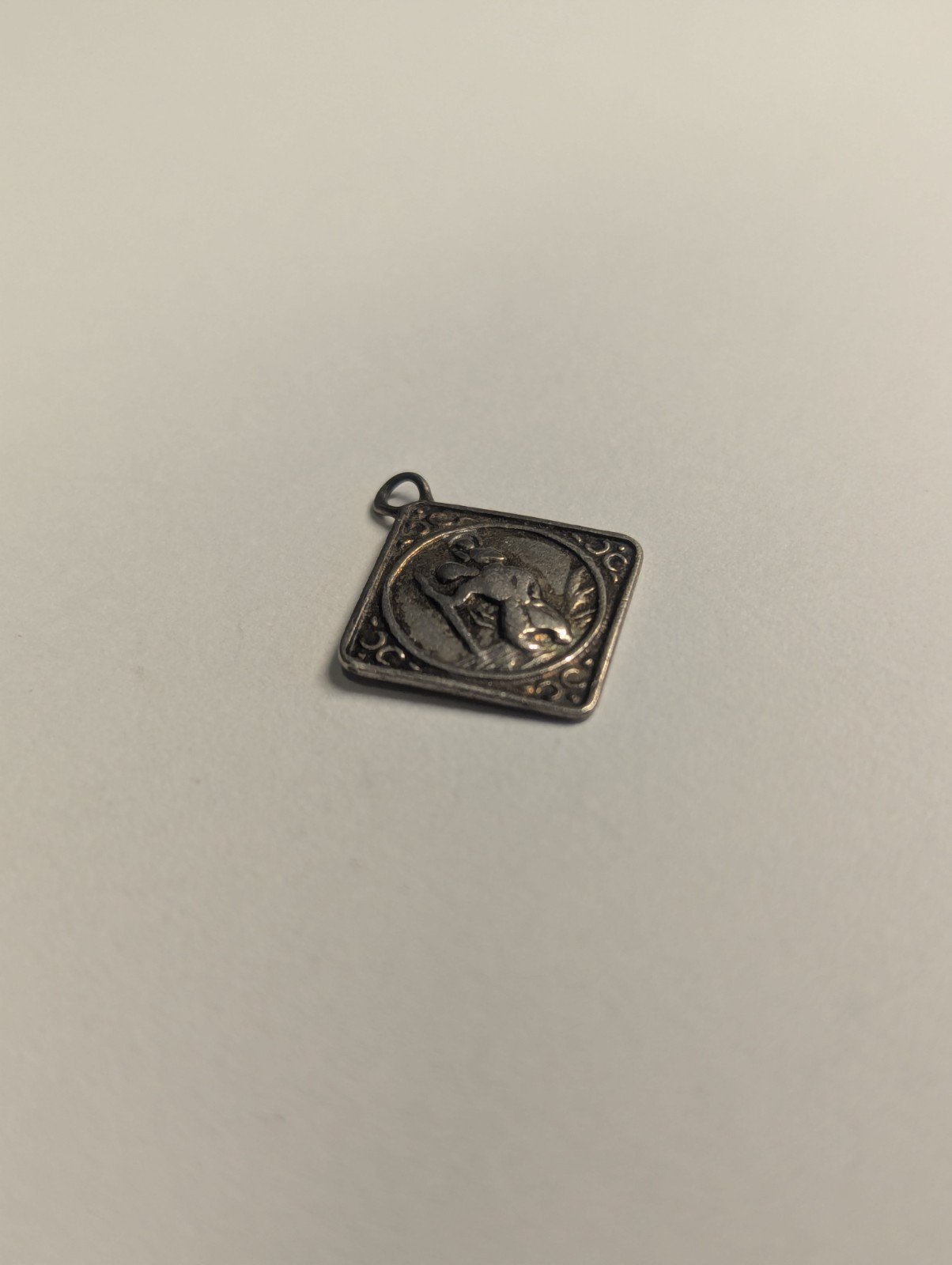 Vintage Sterling Silver St Christopher Pendant | 925 Silver