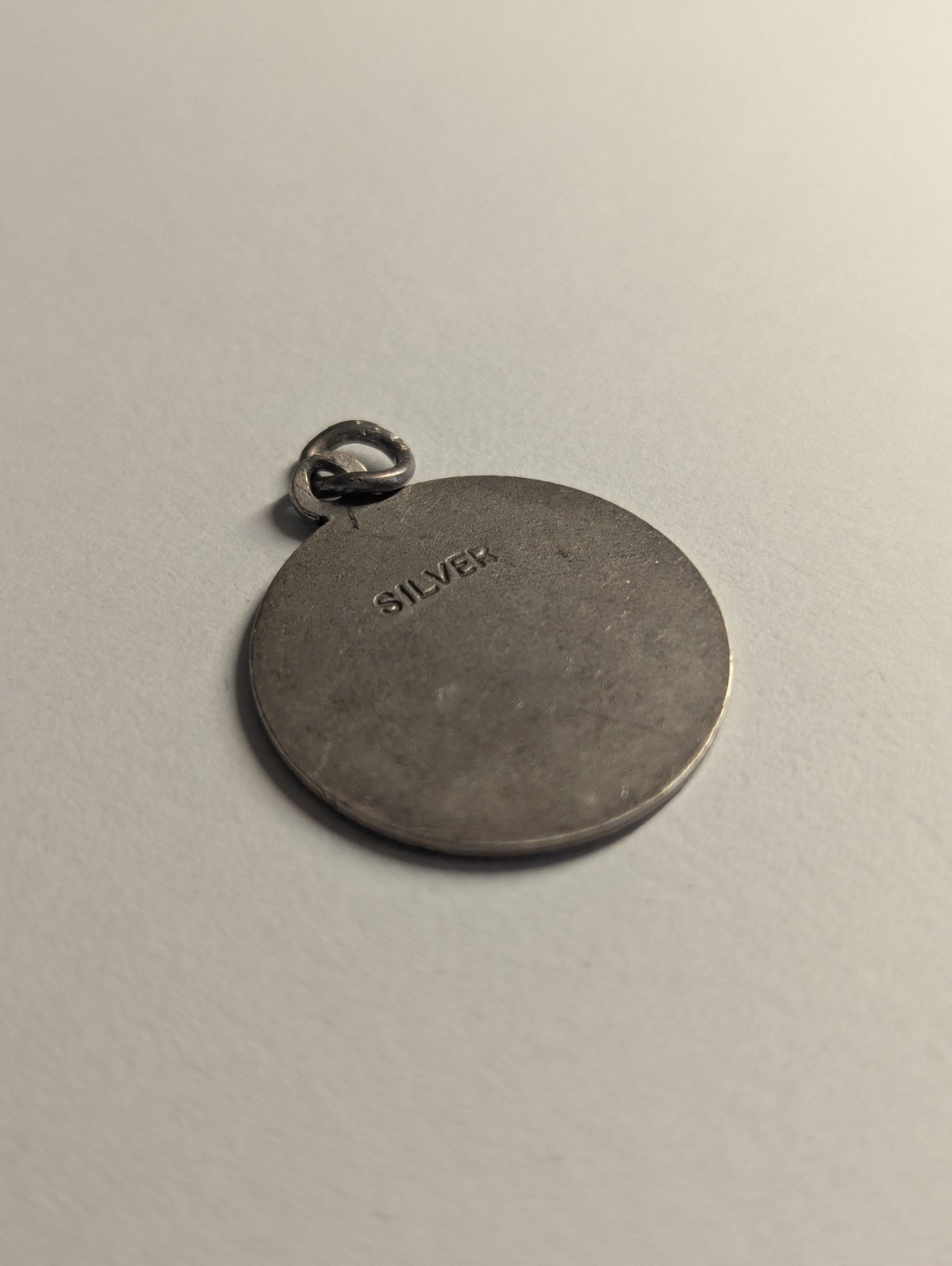 Vintage Sterling Silver St Christopher Pendant 925 Silver Religious Pendant - Image 4