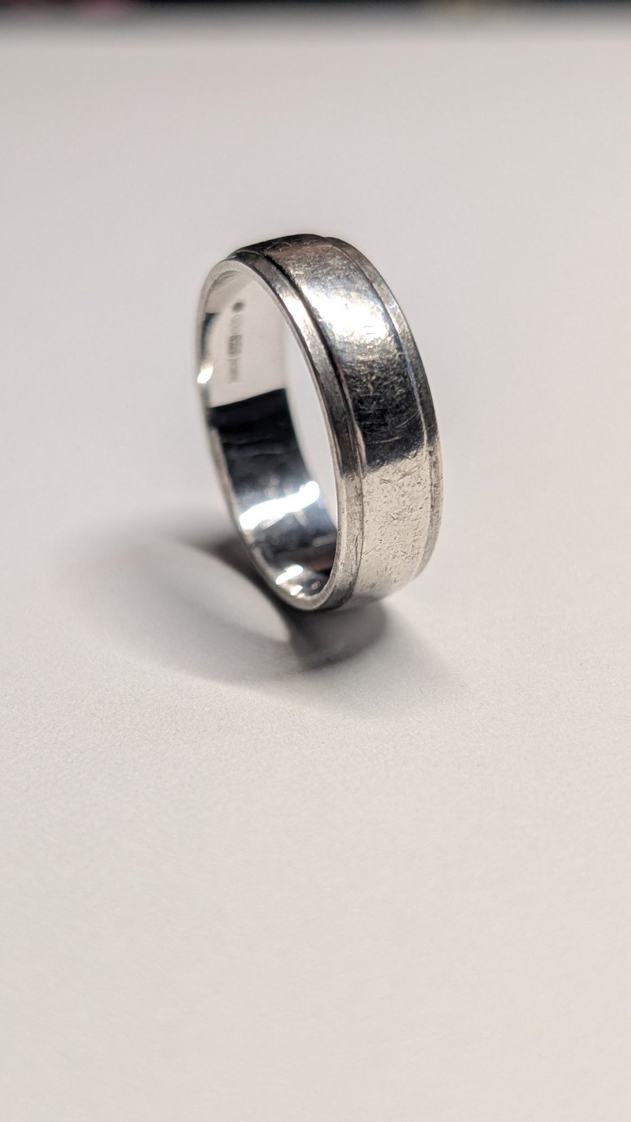 Sterling Silver Band Ring | Size R | 925 Silver - Image 5