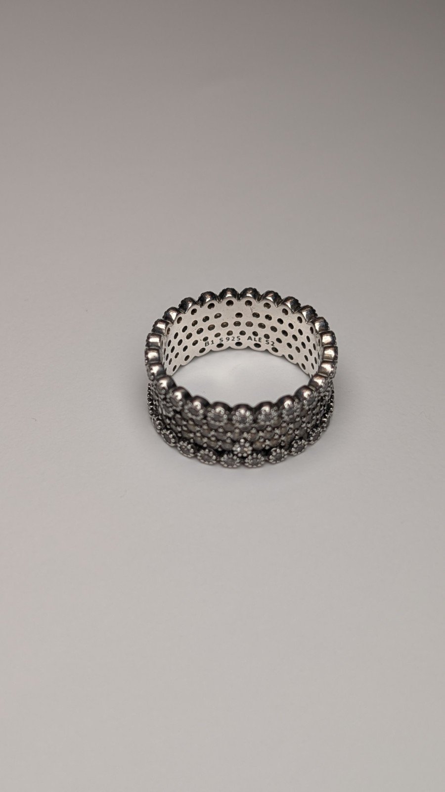 Genuine Pandora Sterling Silver Lavish Sparkle Ring Size M | 925 Silver - Image 4