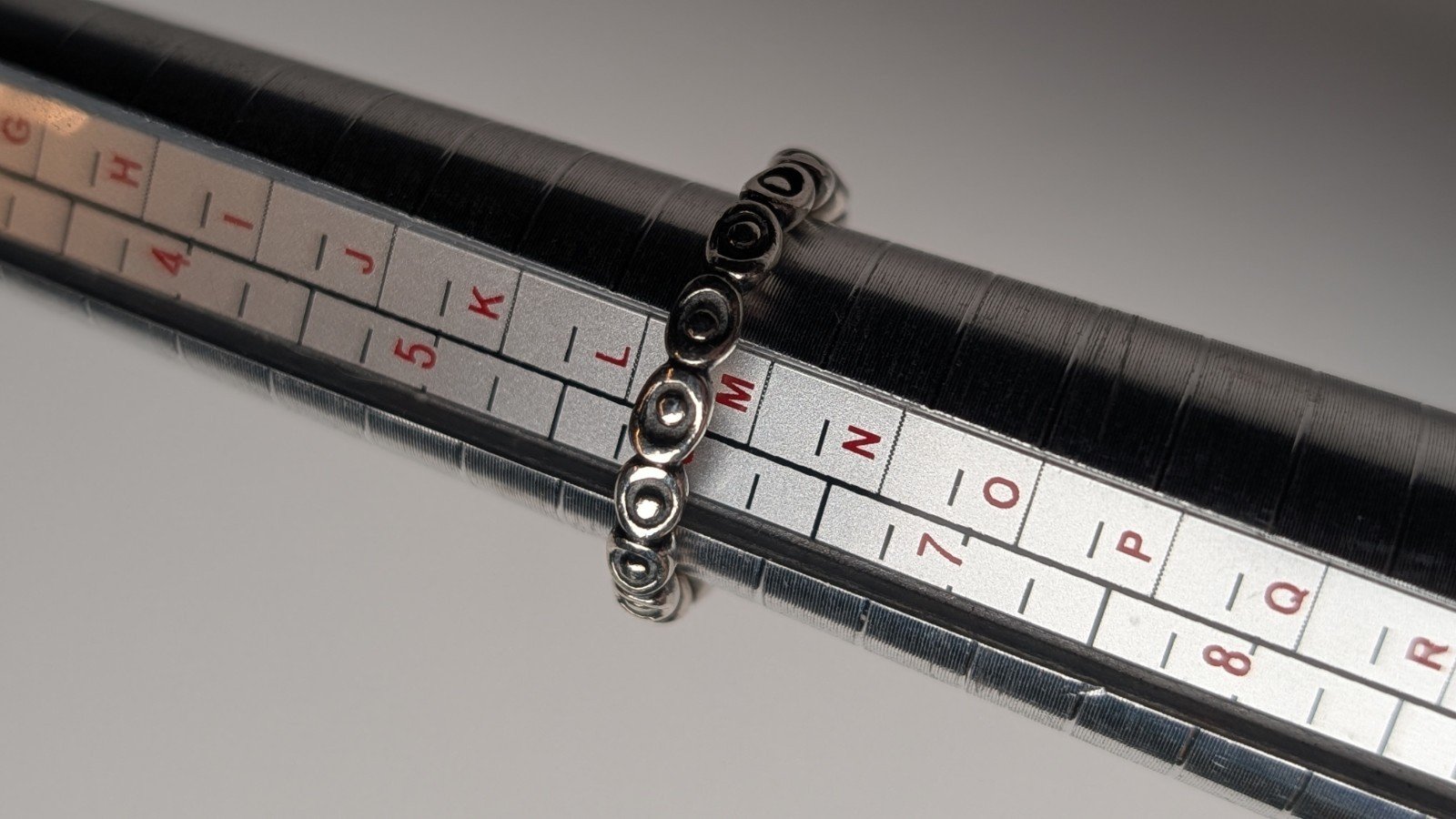 Genuine Pandora Sterling Silver Circle Dot Stacking Ring Size L 1/2 | S925 - Image 4