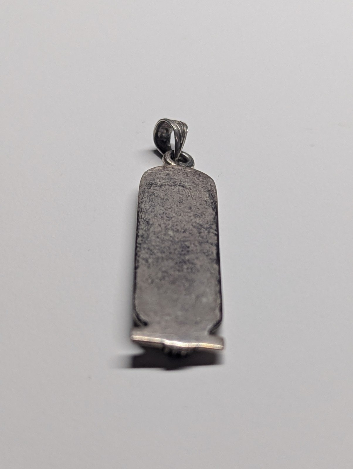 Sterling Silver Vintage Egyptian Hieroglyphics Cartouche Pendant | 925 silver - Image 10