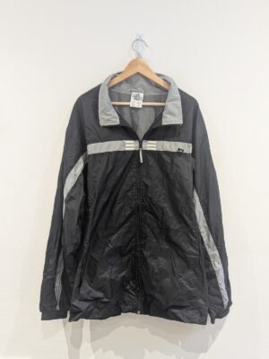 Vintage Adidas 2001 Black & White Jacket Windbreaker | Extra Extra Large XXL