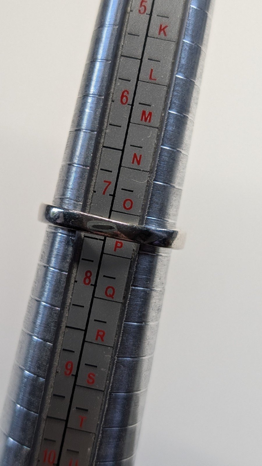 Vintage Sterling Silver DQCZ Solitaire Ring | Size 0 1/2 | 925 Silver - Image 8