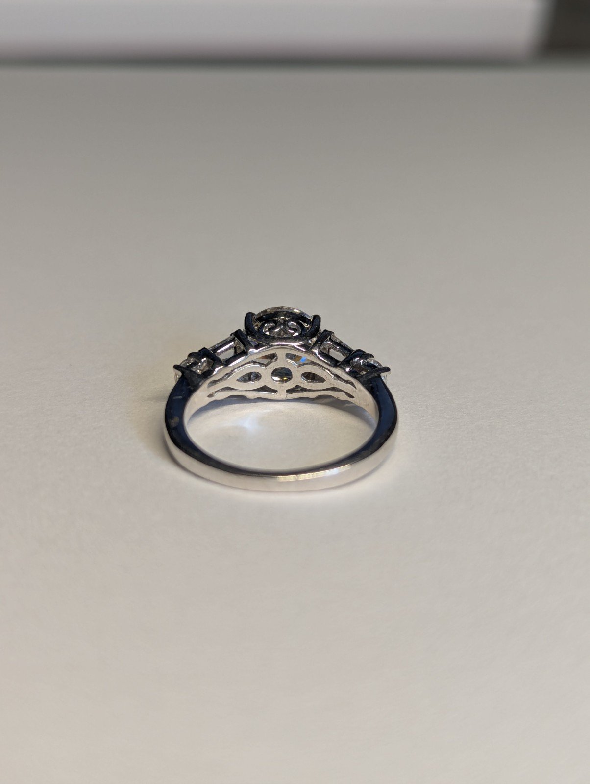 Vintage Sterling Silver Swarovski CZ Ring | Size K 1/2 | 925 Silver - Image 5