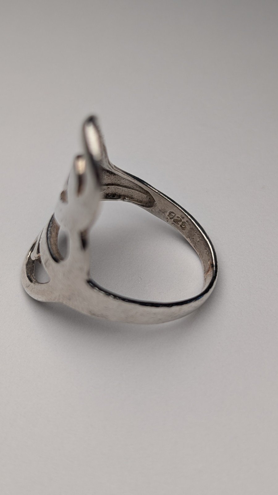 Vintage Sterling Silver Cocktail Ring | Size L 1/2 | 925 Silver - Image 4