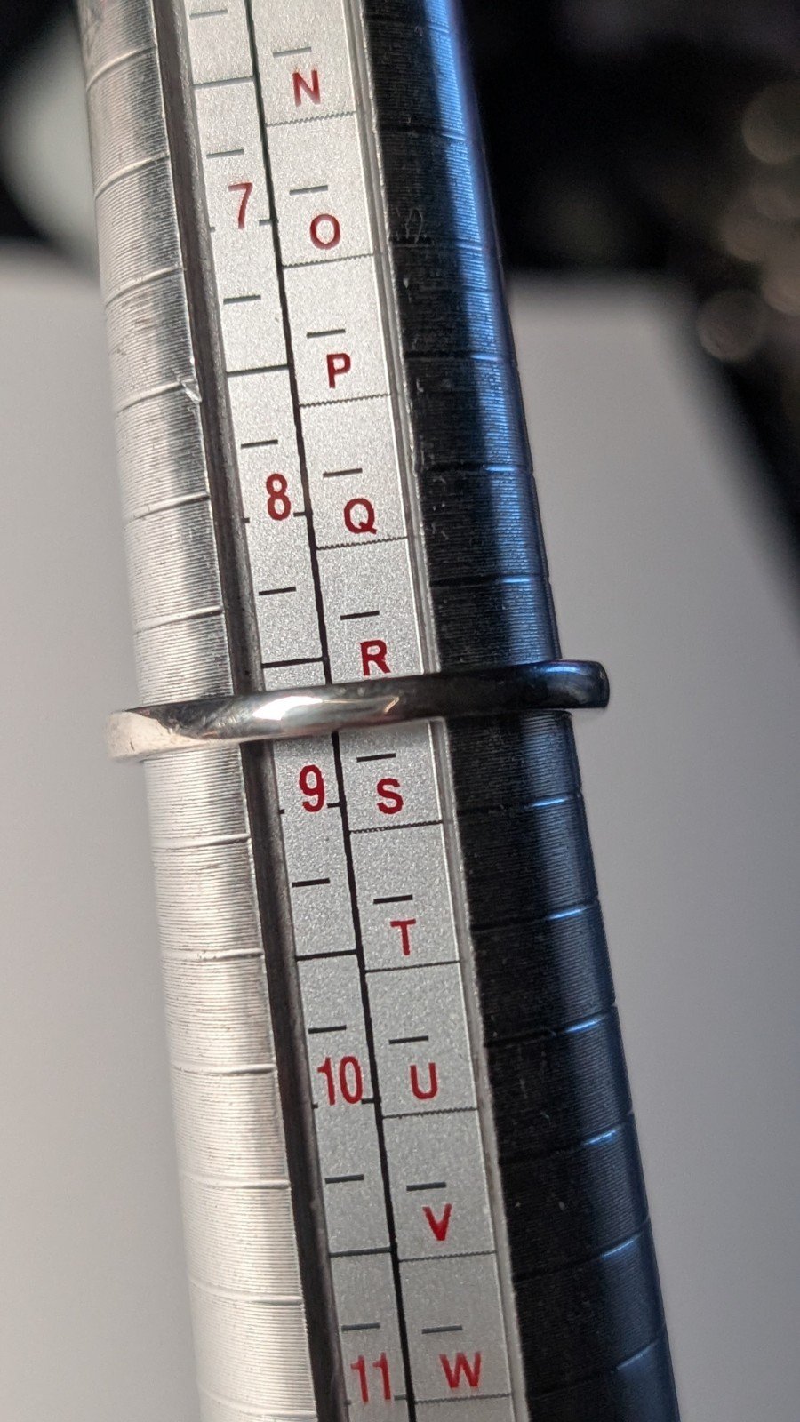 Vintage Sterling Silver Clear Gemstone Ring | Size R | 925 Silver - Image 8