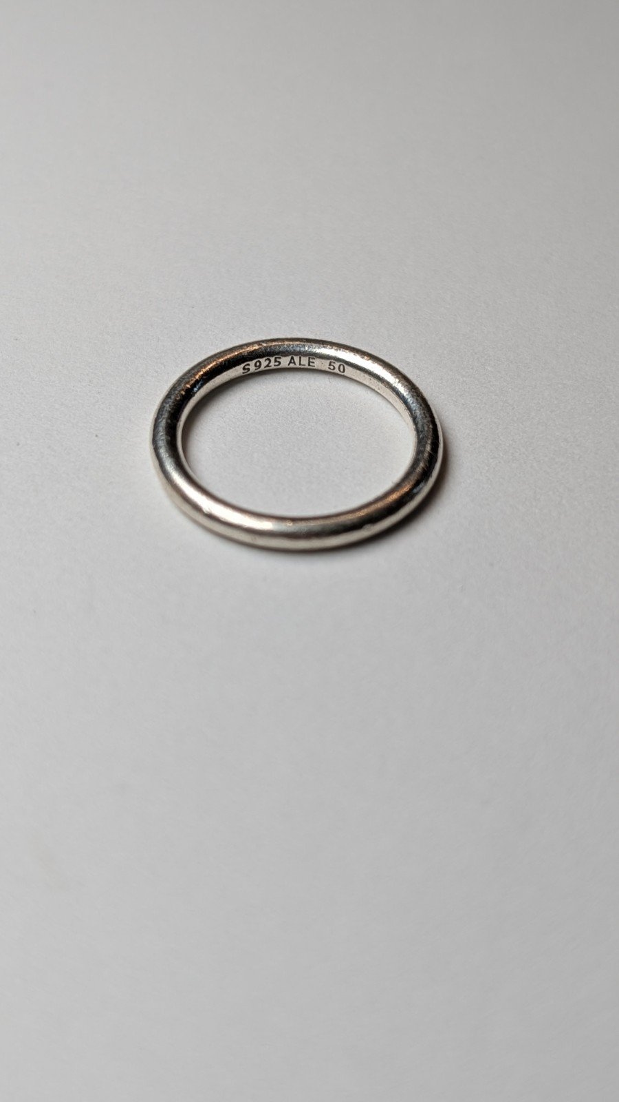 Genuine Pandora Sterling Silver Stacking Band Ring | Size K | S925 Silver - Image 2