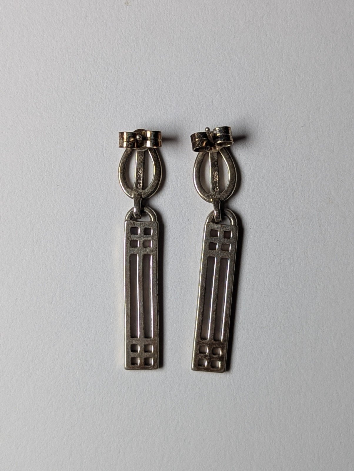 Vintage Sterling Silver Dangle Celtic Earrings | 925 Silver Earrings - Image 6