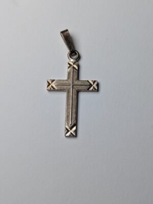 Vintage Sterling Silver Christian Cross | 925 Silver | 1.66g