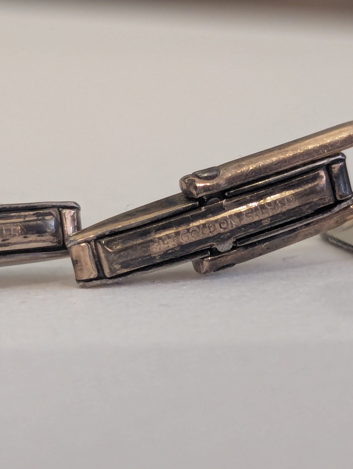 Vintage 9ct Gold On Sterling Silver Mens Cuff Links | 9ct Gold & 925 Silver - Image 6