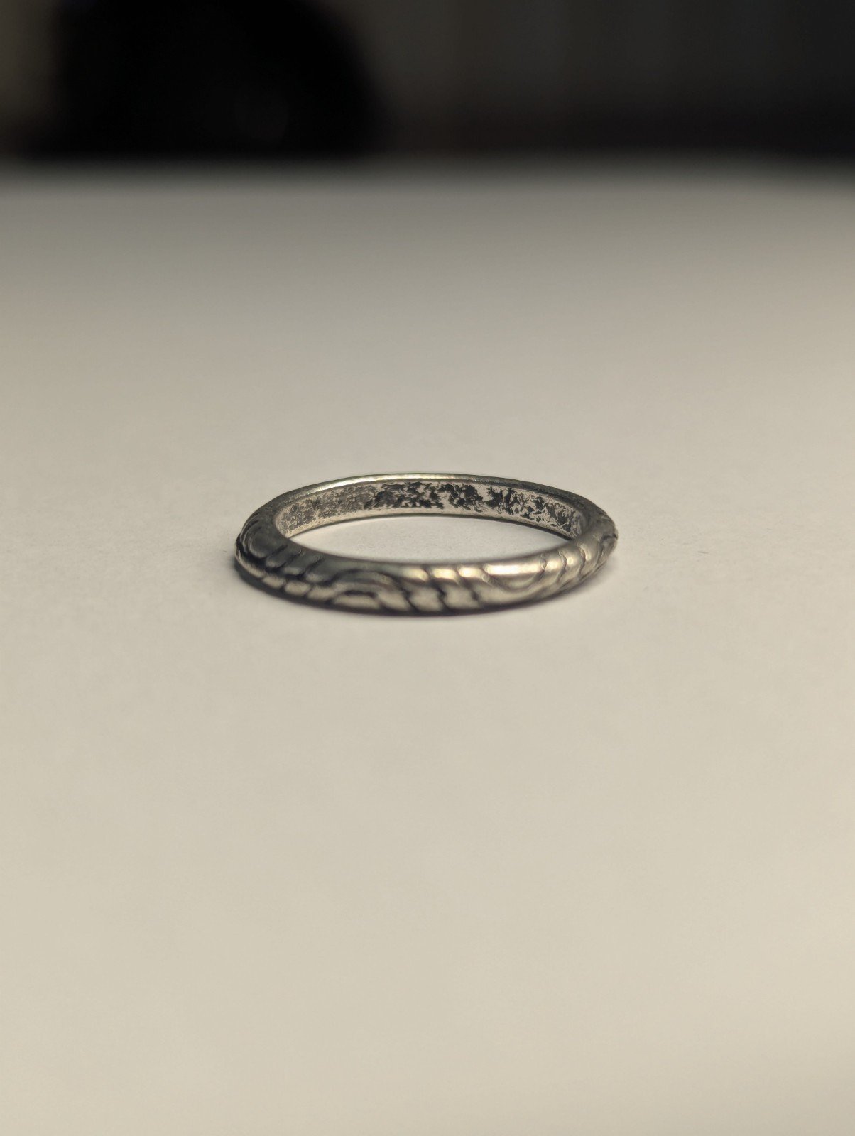 Costume Jewellery Simple Line Design Band Ring Size K 1/2 - Image 4