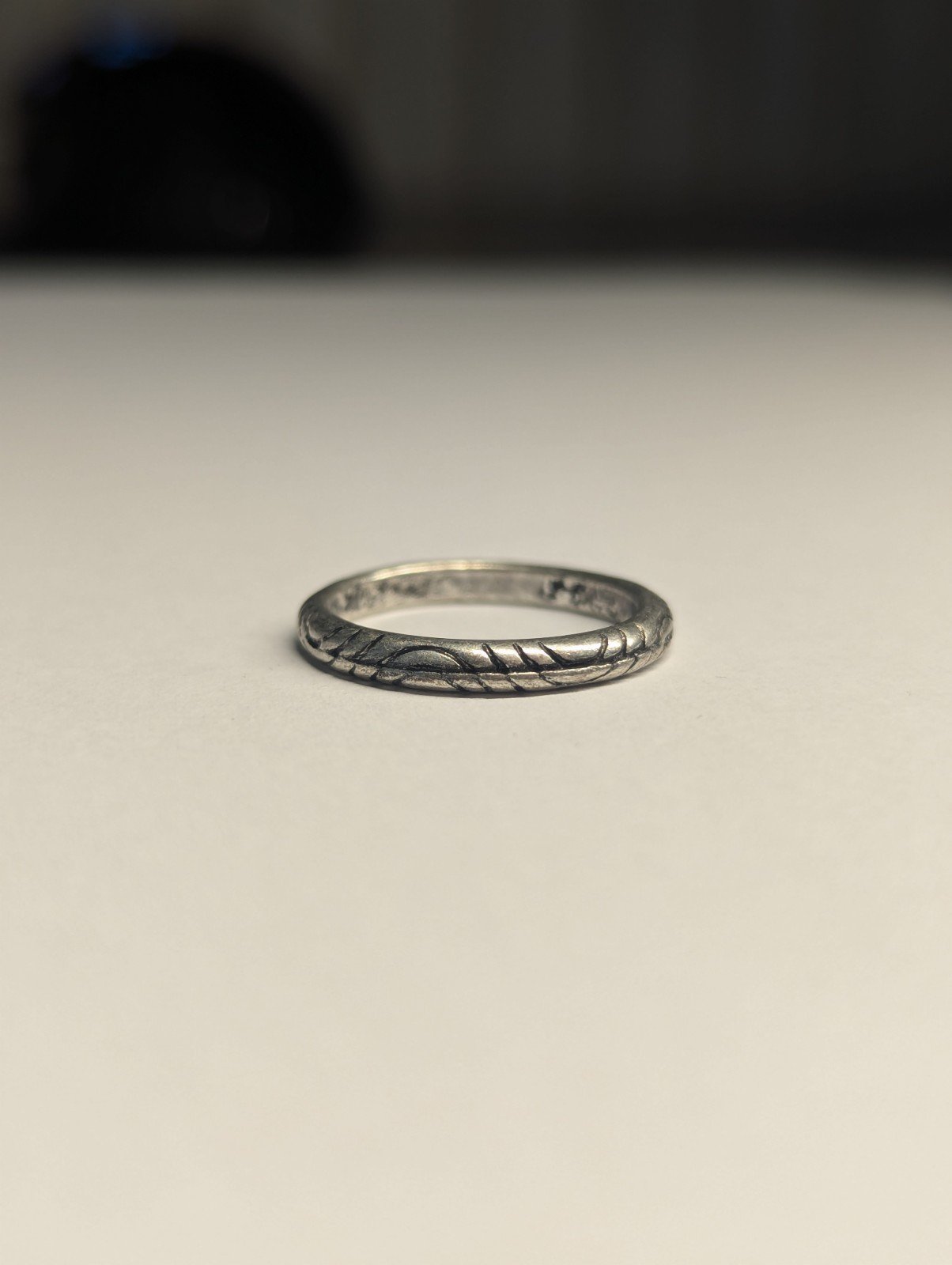 Costume Jewellery Simple Line Design Band Ring Size K 1/2 - Image 5