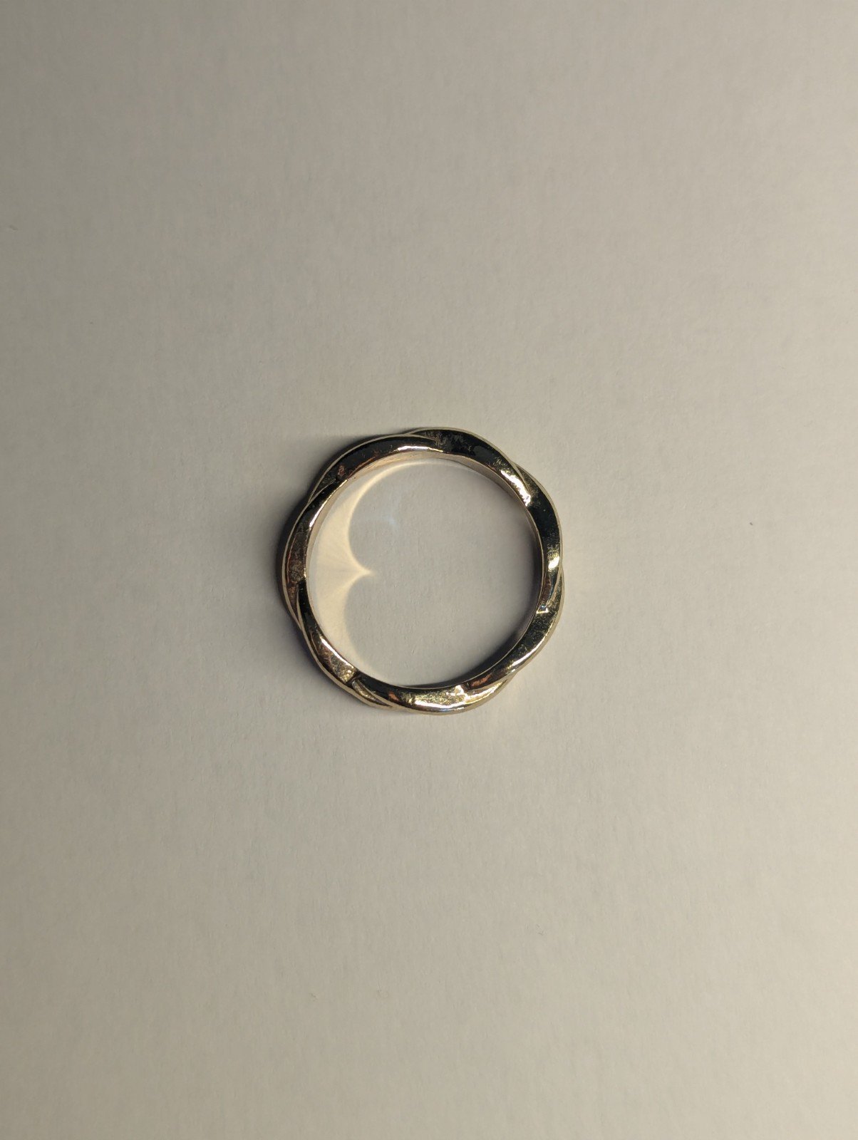 Costume Jewellery Gold Tone Entwined Wrap Ring | Size R - Image 4