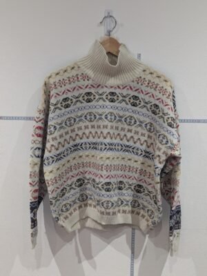 Vintage On The Road First Edition Cream Jumper Size Large Made In Spain Retro