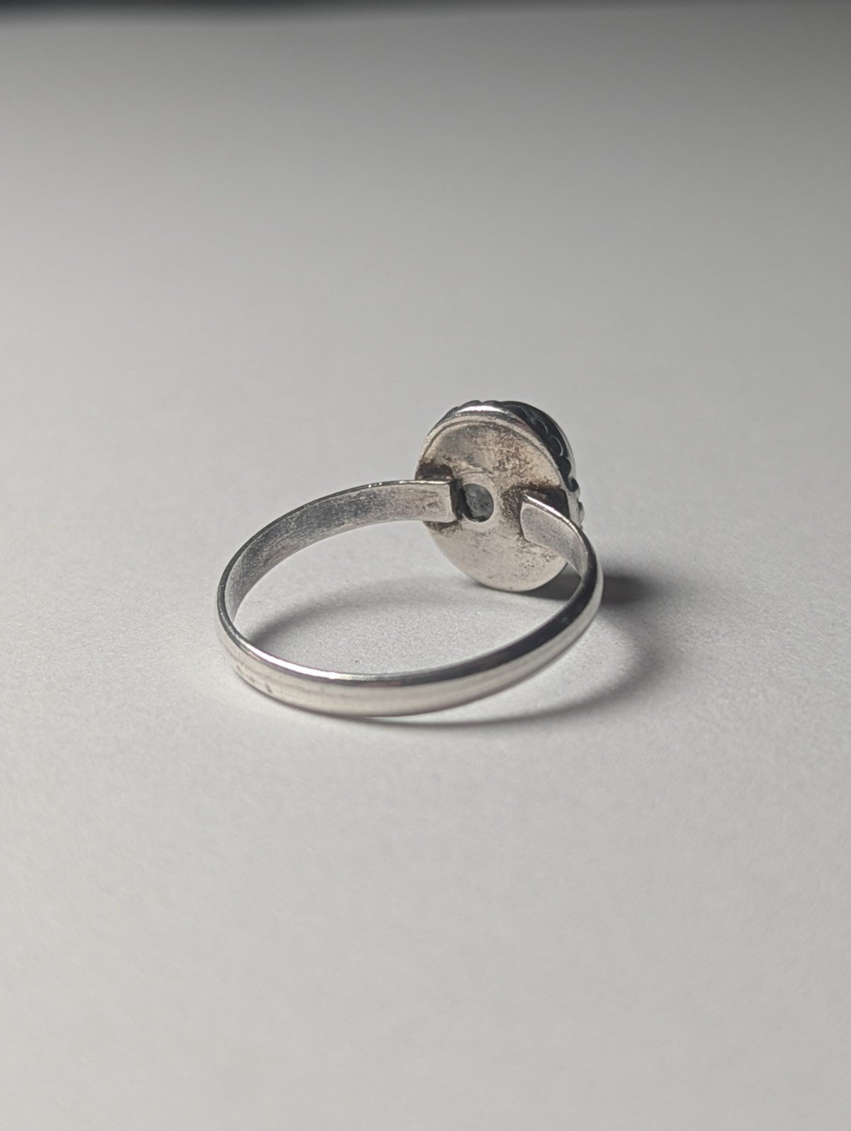 Vintage Sterling Silver Moonstone Ring | Size O | 925 Silver | Moon Stone Ring - Image 5