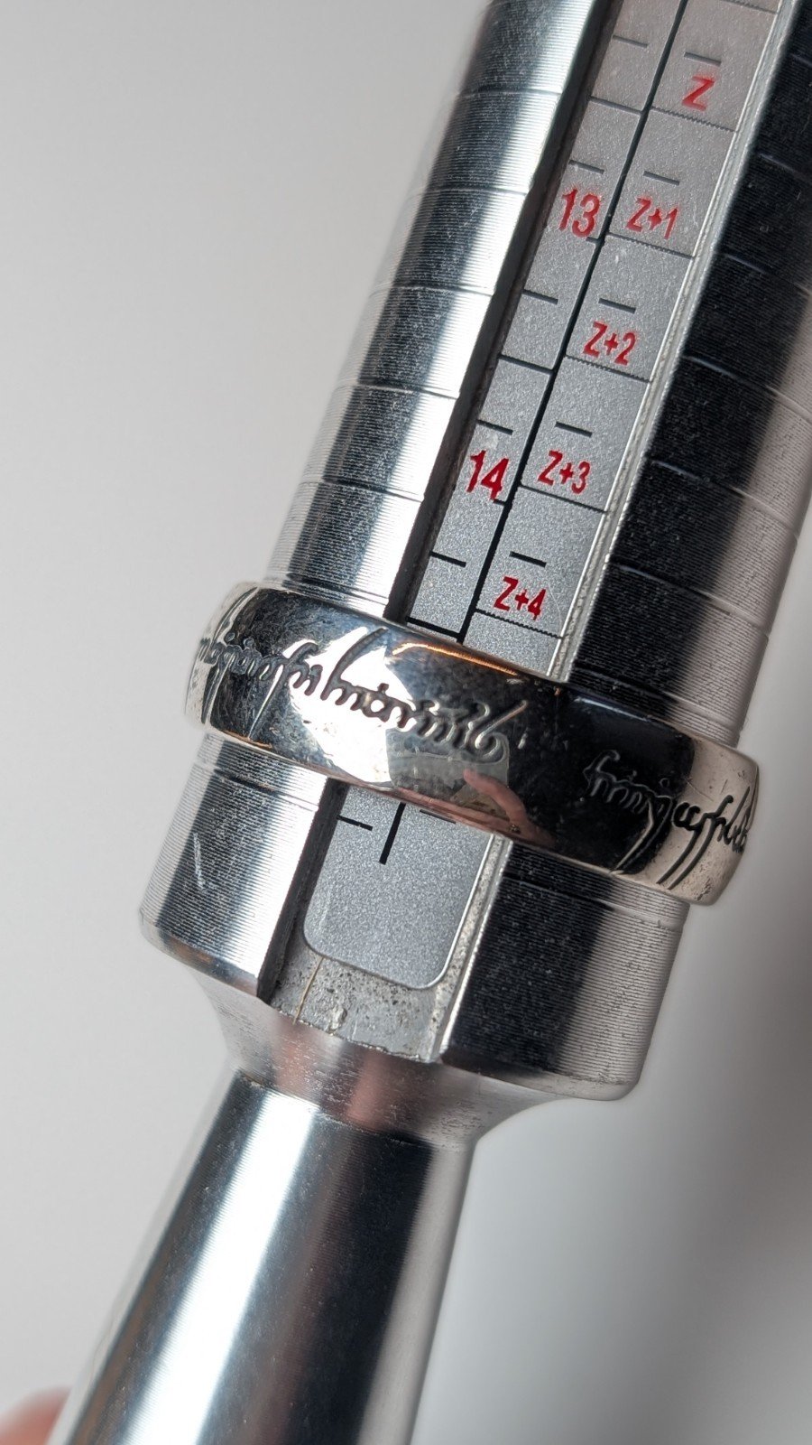 Vintage Sterling Silver Fusion Lord Of The Rings Ring | Size Z + 5 | LOTR Ring - Image 7