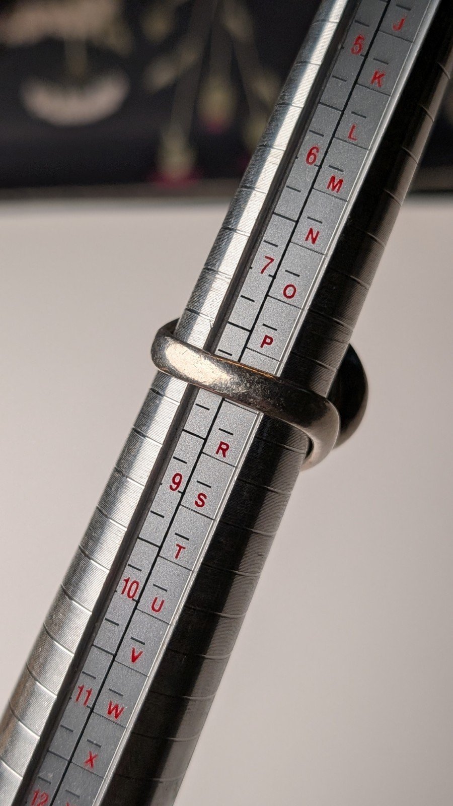 Vintage Sterling Silver Chunky Oval Blue Turquoise Ring | Size P 1/2 | 925 - Image 11