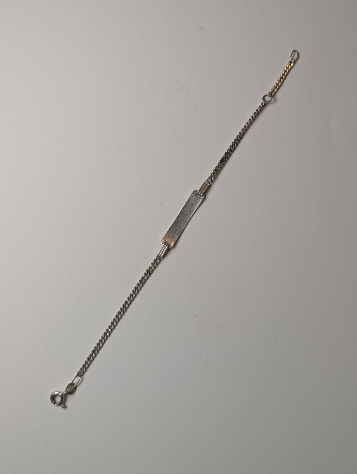 Vintage Sterling Silver Delicate ID Bracelet | 2.16g | 15.5cm | 925 Silver - Image 7