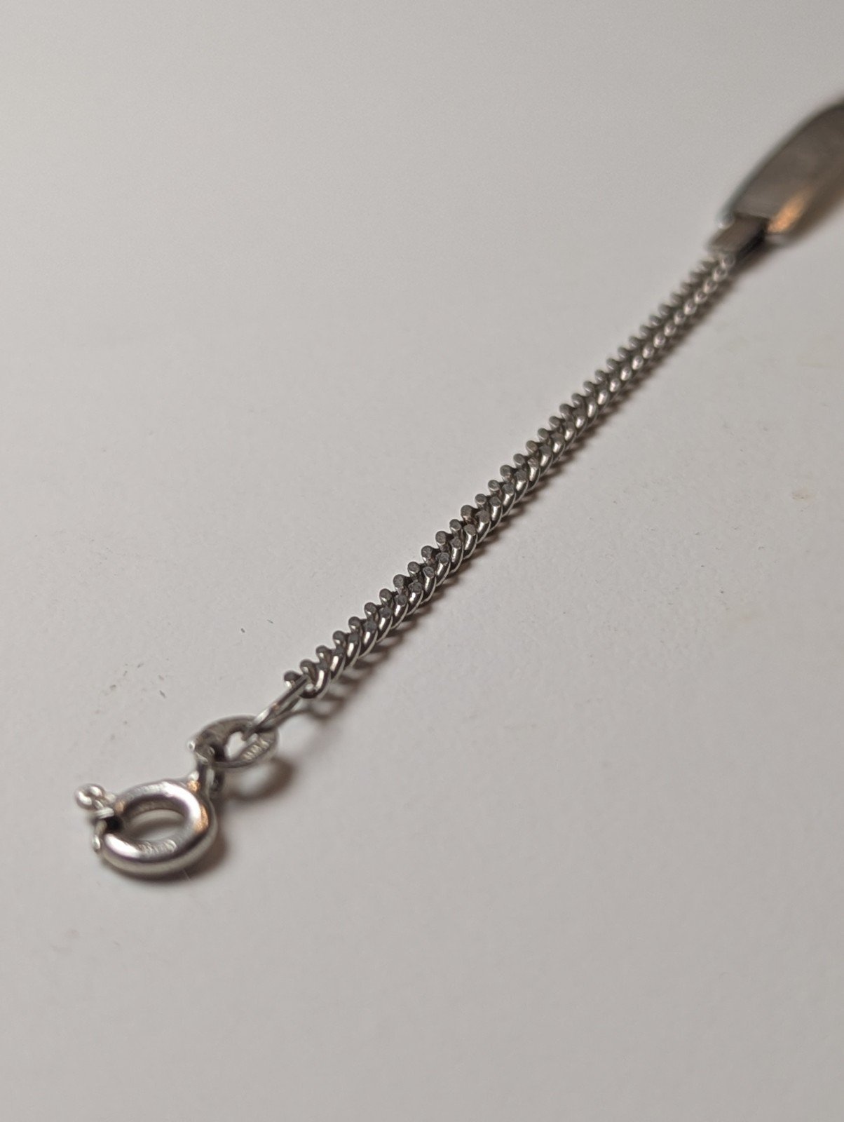 Vintage Sterling Silver Delicate ID Bracelet | 2.16g | 15.5cm | 925 Silver - Image 10