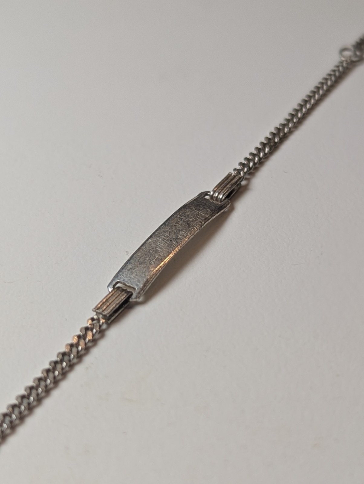 Vintage Sterling Silver Delicate ID Bracelet | 2.16g | 15.5cm | 925 Silver - Image 11