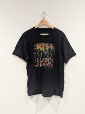 Vintage KISS Band Tee Black T Shirt Extra Large