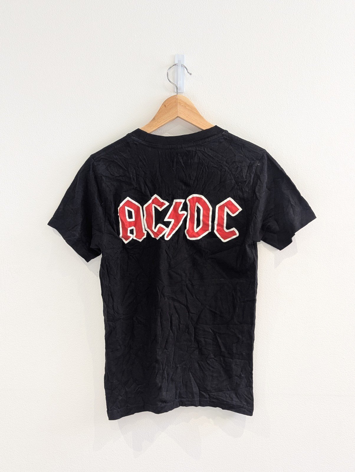 Vintage Style ACDC Black Ice Black T Shirt Size Medium - Image 2