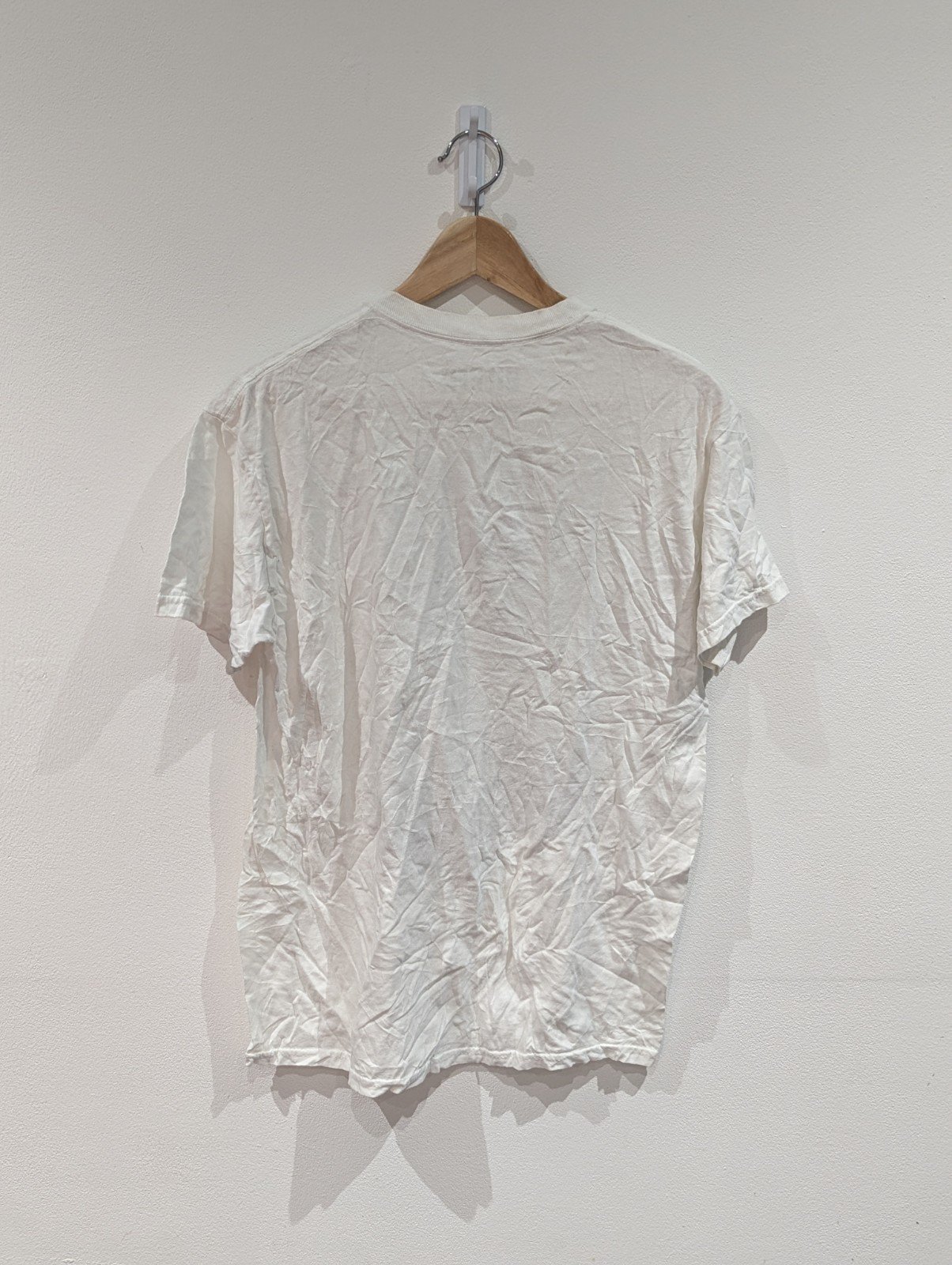 Vintage Style Justin Bieber Portrait White T Shirt Size Medium - Image 2