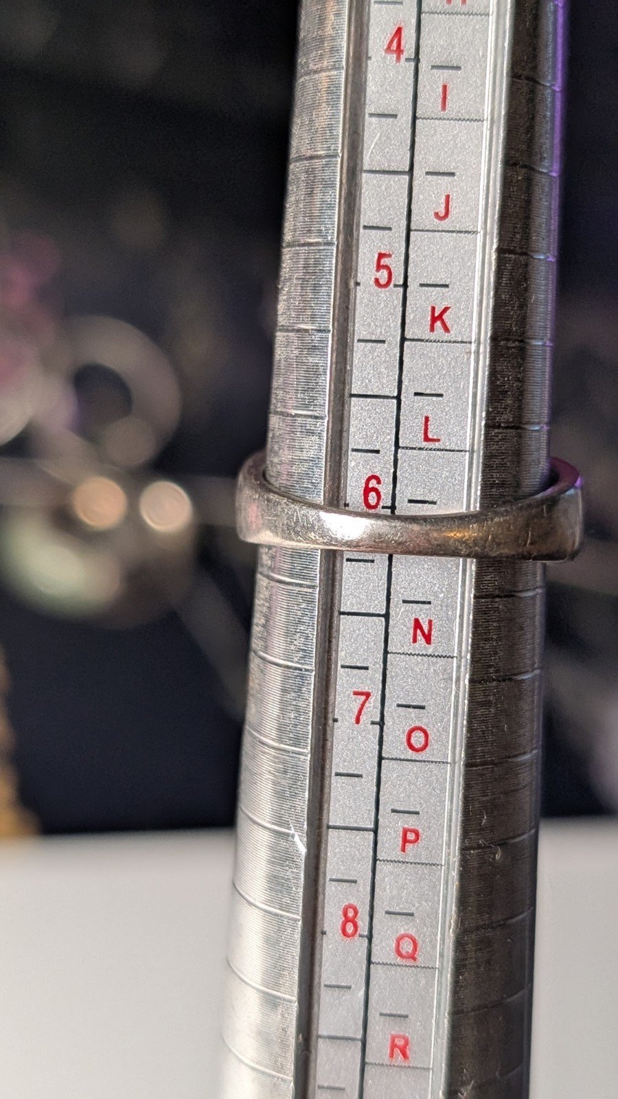 Vintage Sterling Silver 3 Stone Ring | Size M | 925 Silver - Image 7