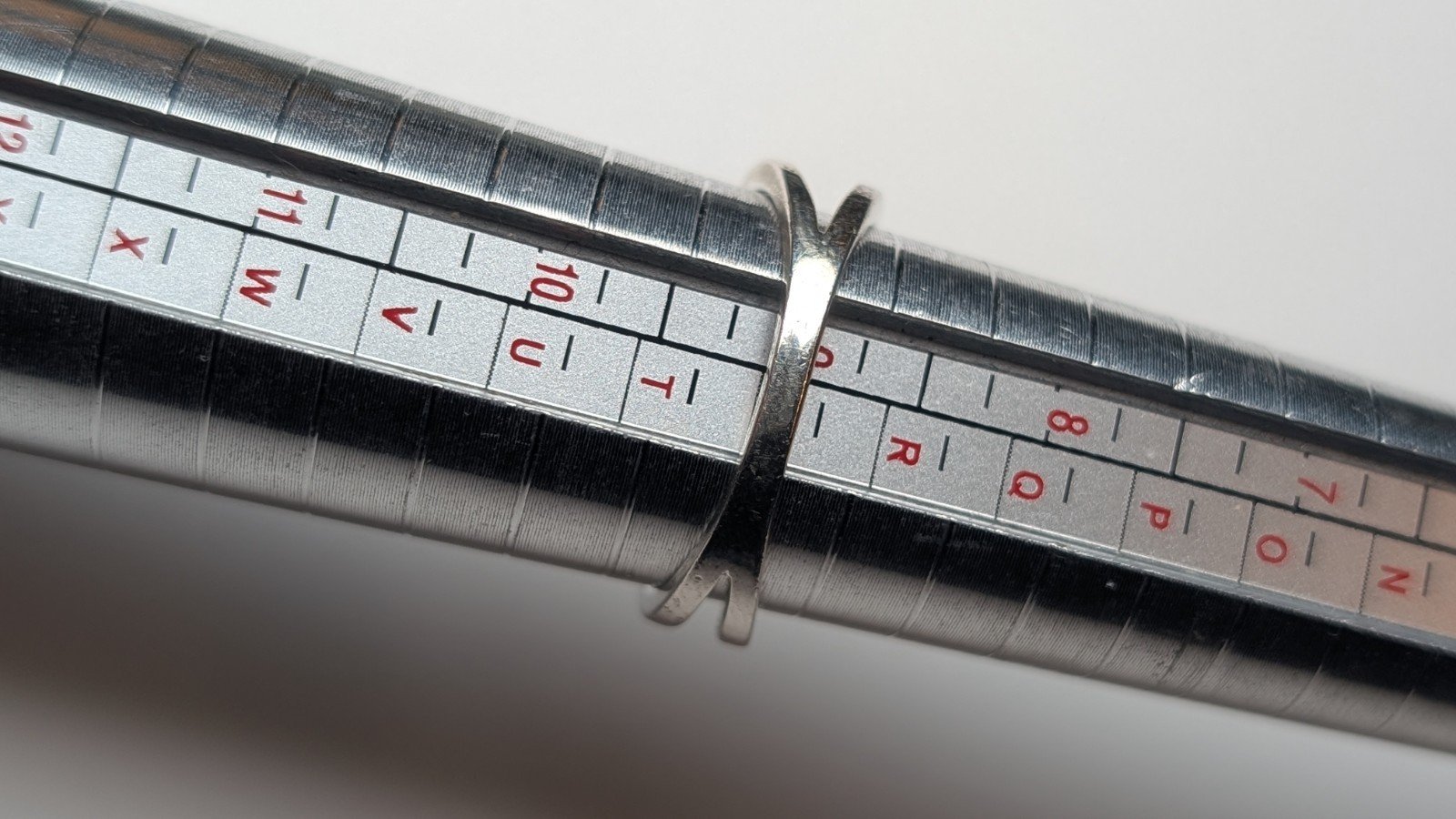 Vintage Sterling Silver Crossover Ring | Size S | 925 silver - Image 6