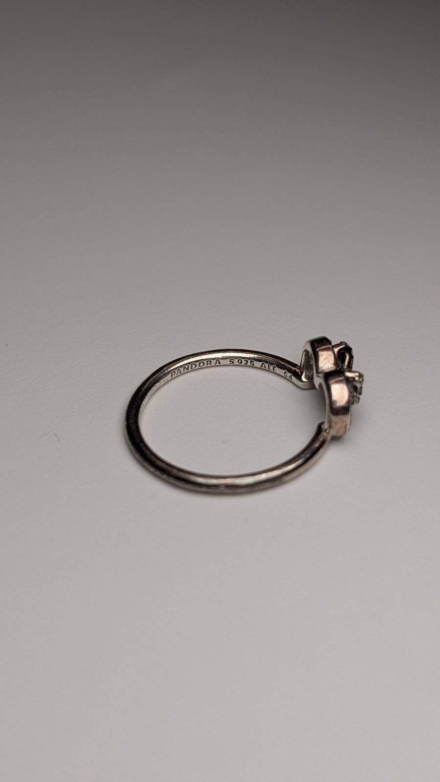 Genuine Pandora Sterling Silver Disney Minnie Ears Silhouette Ring | Size N 1/2 - Image 4