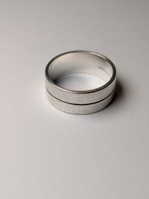 Vintage Sterling Silver Band Ring | Size Y 1/2 | 9.9g | 925 Silver